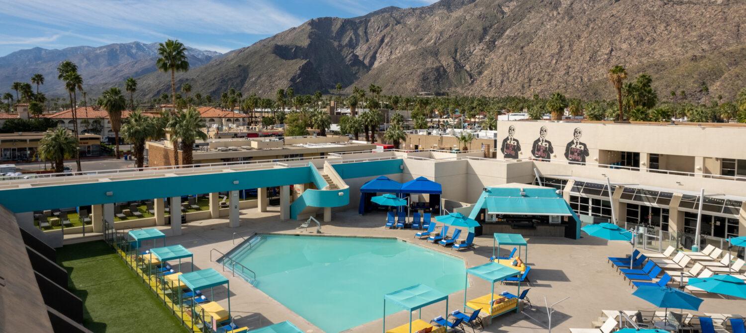 Hotel Zoso Palm Springs pool