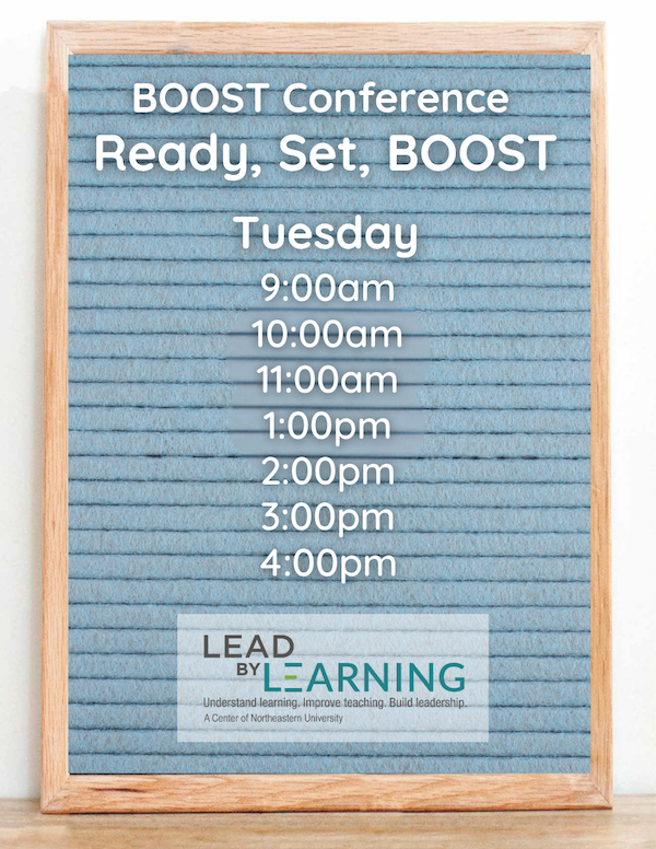 Ready Set BOOST Times Board