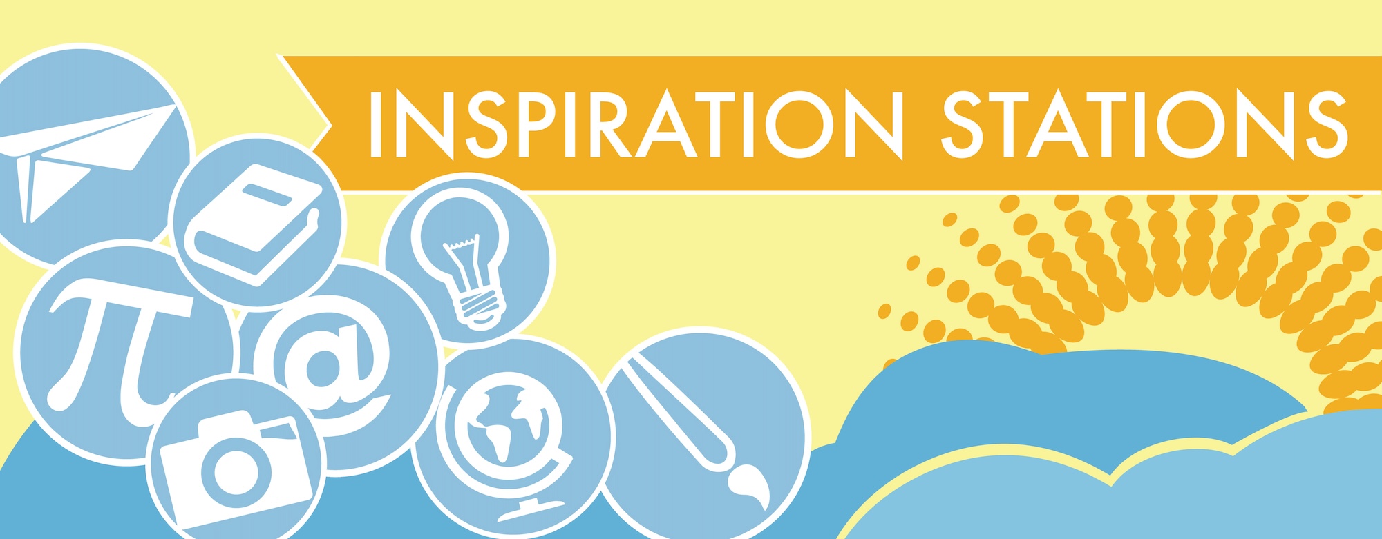 Inspiration Station table cloth banner image